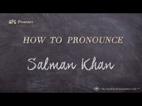 How to Pronounce Salman Khan (Real Life Examples!)
