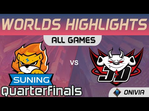 SN vs JDG Highlights ALL GAMES Quarterfinals Worlds 2020 Playoffs Suning vs JD Gaming by Onivia