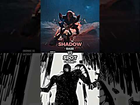 Shadow vs Spot #short #shorts #shadow #spot #marvel #sonic #battle