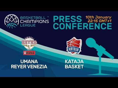 Umana Reyer Venezia v Kataja Basket - Press Conference - Basketball Champions League