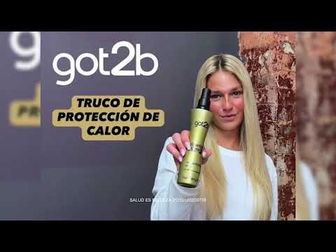 thumbnail video image 2 of Protector térmico para cabello Got2b Guardian Angel 200ml, 2 of 6