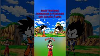 Goku fala pra o Vegeta que ele não é mau! #goku #dragonball #anime #vegeta #shorts