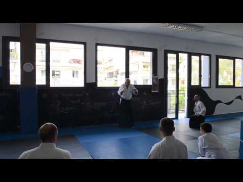 Sensei Paul Derrick, Athens 2018 - Irimi nage 3