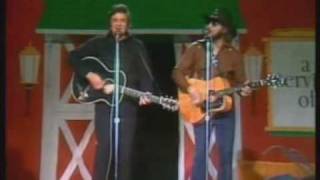 Johnny Cash & Hank Williams Jr - Kaw Liga (Opry Live)