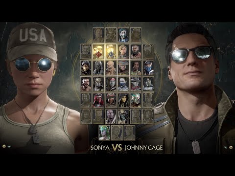 Mortal Kombat 11 - sonya vs johnny cage - hard