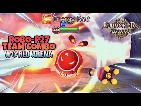 Robo-P27 Team Combo in World Arena - Summoners War
