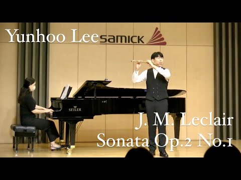J. M. Leclair Flute Sonata in e minor Op.2, No.1 / Flute Yunhoo Lee 이윤후 (age 15)