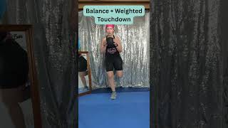 Touchdown Balance Challenge. Test your stability and core strength with this move today!