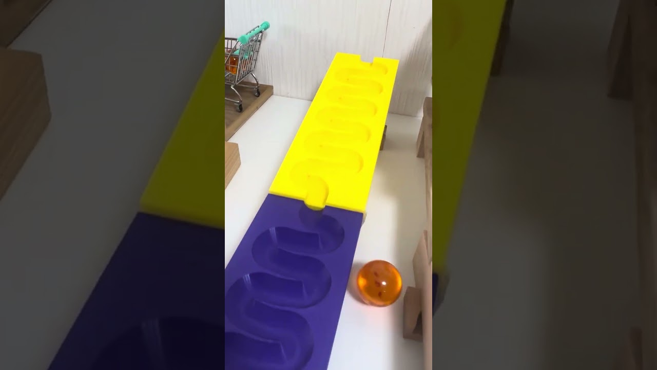 ３マーブルラン　marble run　世界初？マーブルししおどし＆素敵な音色