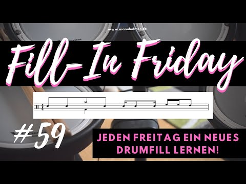 Fill-In Friday 59 - Schlagzeug Übung für Anfänger*innen - jeden Freitag ein neues Drum Fill lernen
