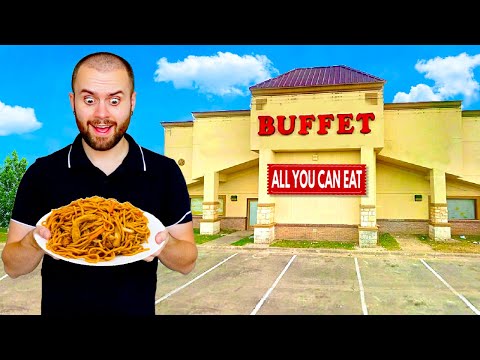 Eating At Chinese Buffets For 24 HOURS! ALL YOU CAN EAT Mukbang Challenge!