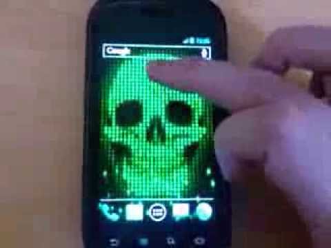 Digital Skull Live Wallpaper Video