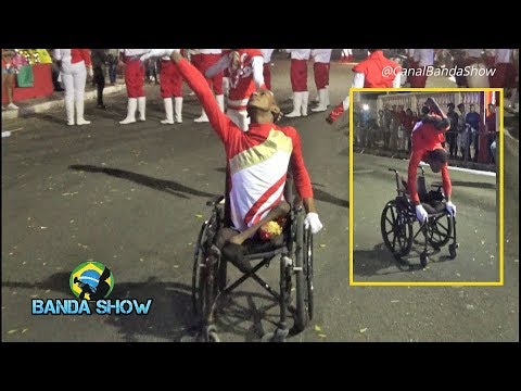 Balizador Cadeirante da Fanfarra Famusba de Santa Barbara - Ba