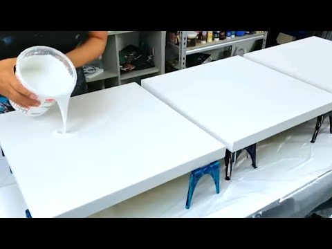 Triple Treasures! - My Best BIG Triptych Acrylic Pour Paintings!