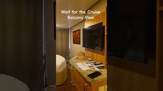 Room and Balcony view from the Celebrity Cruise to the Bahamas