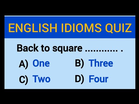 English Idioms Quiz | CAN YOU SCORE 30/30? | 97% CANNOT! #challenge 66