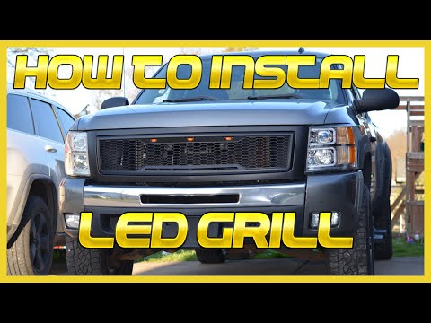07 - 13 Chevy Silverado - How To Install LED Grill