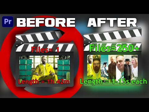 Cut long video into short clips Tutorial | Shortform content hack! Premiere Pro