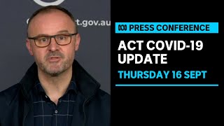 LIVE: ACT Chief Minister Andrew Barr delivers an update on COVID-19 | ABC News
