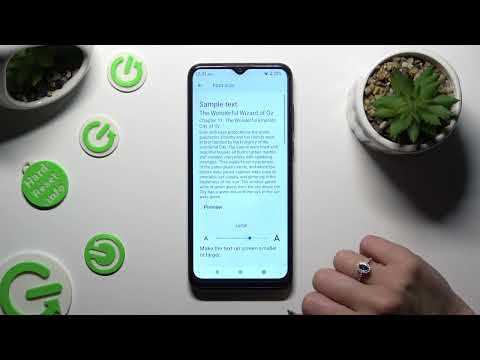 How to Change Font Size on ZTE Blade A53+