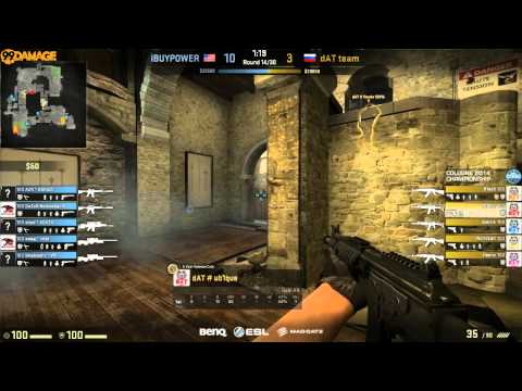 iBUYPOWER vs. dAT Team | Gruppe C, ESL One Cologne 2014 | de_cbble