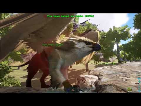 Ark | Extinction Core Alpha Griffin Tame | The Volcano Map | S1E2