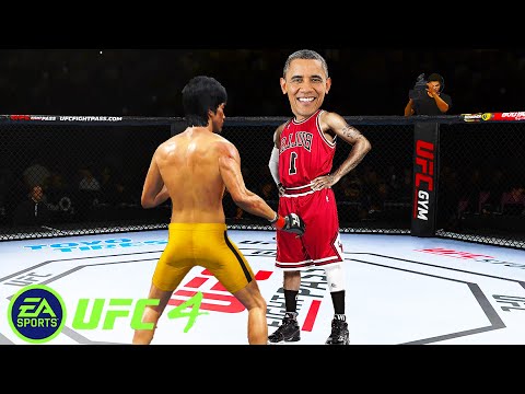 UFC4 Bruce Lee vs Barack Obama  EA SPORTS UFC 4 - PS5