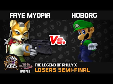 The Legend of Philly X | #SSBM Singles - Losers Semi-Final - Faye Myopia vs Hoborg