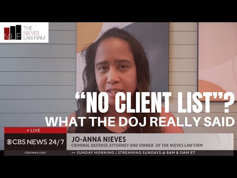 Jo-Anna Nieves on Why the Epstein Client List Controversy Is Not Over