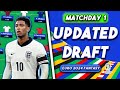 EURO 2024 Fantasy | MY UPDATED DRAFT TEAM | Chip Strategy for Matchday 1
