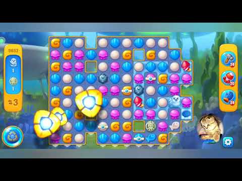 Fishdom 2022, no Boosters,  9652  level  -  прохождение без бустеров,  9652  уровень.