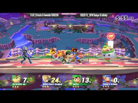 Shockwave 14 Smash 4 - TLOC Oracle & Awestin vs FX DFW Dakpo & TLOC Infinity - Winners Finals