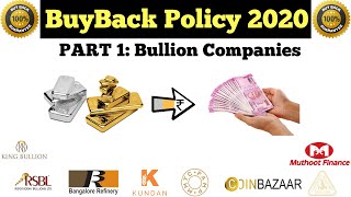 Where to sell Gold/Silver/Platinum Coins in India? BuyBack Policy 2020 - Part 1 | Indian Bullionaire