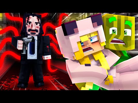 Chaosflo44 - MINECRAFT, BUT JOHN WICK IS PURSUING US?!