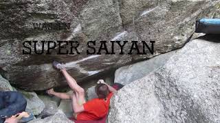 Video thumbnail of Super Saiyan, 8b+. Wassen