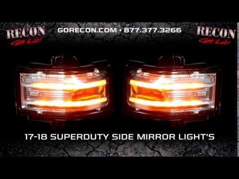 Ford 17-18 F250/F350/F450 Superduty Side Mirror Lenses - Clear Lens 264245CL