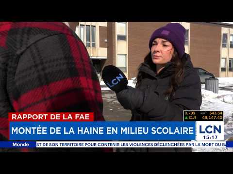 Hausse inquiétante de la haine dans les écoles du Québec