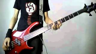 The GazettE - Distress and coma (Bass cover by Mukki)