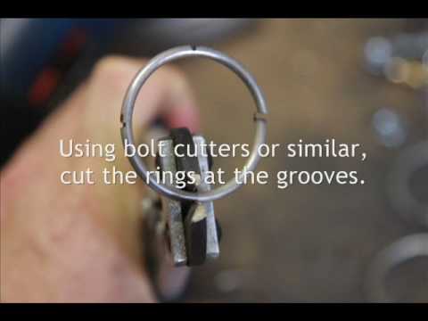 Rolling Ball sculpture - Making Track Spacers