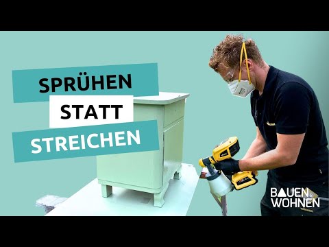 Spray paint instead of painting - paint sprayers