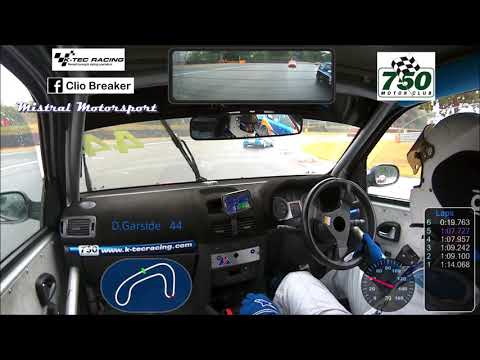 750 Motorclub - Ktec Racing Clio 182 - Brands Hatch Indy 15/08/20 - David Garside Car 44