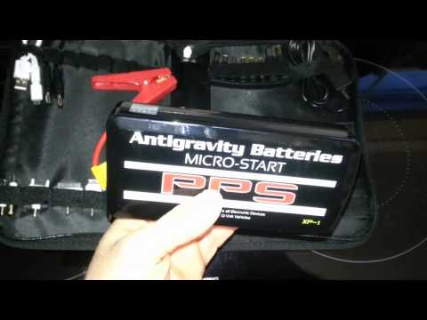 Starting a Car with Antigravity Batteries Micro-Start XP-1