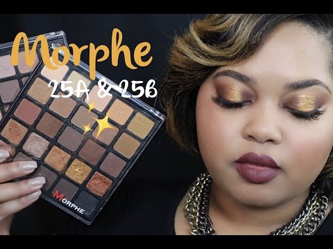 Morphe 25A & 25B Palettes Review + Tutorial | KelseeBrianaJai Video