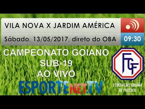 Vila Nova x Jardim América :: Campeonato Goiano Sub-19 2017