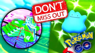 *FREE RAID PASSES* Getting ready for level 60 increase + Easy shiny Ditto in Pokemon GO