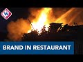 Uitslaande brand verwoest restaurant Proto in Alphen - OMROEP WEST