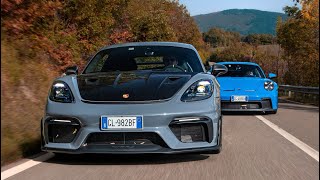 Porsche GT4 RS vs 992 GT3 | Flat out in the Italian Mountains