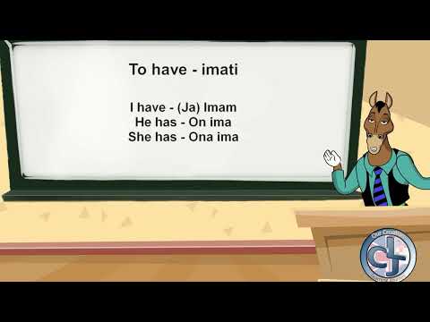 Learn Croatian - Pronouns and Greetings part 7