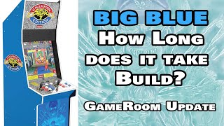 Watch the BIG BLUE Arcade 1Up Come Together in Minutes!