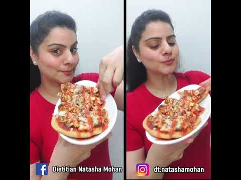 Healthy Pizza for Weight Loss 🍕Guilt-Free Lunch or Snack by Dietitian Natasha Mohan!